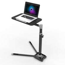 Load image into Gallery viewer, Laptop Stand - computer desk Adjustable height: V shape stable metal bottom feet - 360 rotatable