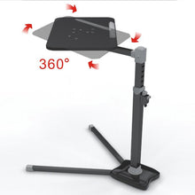 Load image into Gallery viewer, Laptop Stand - computer desk Adjustable height: V shape stable metal bottom feet - 360 rotatable