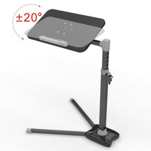 Load image into Gallery viewer, Laptop Stand - computer desk Adjustable height: V shape stable metal bottom feet - 360 rotatable