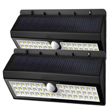 Load image into Gallery viewer, Solar Garden Lights 44 Bright Leds Outdoor Motion Sensor Lights Waterproof And Wireless For Garden Path, Backyard Lighting, Motion Security Lights, Driveway, Stairs, Fence, Deck - Set Of 2