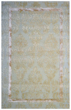 Load image into Gallery viewer, Handmade Wool/ Viscose Floral Green 5' x 8' lt1007 Area Rug