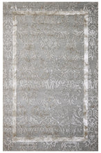 Load image into Gallery viewer, Handmade Wool/ Viscose Persian Blue 5' x 8' lt1011 Area Rug