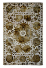 Load image into Gallery viewer, Handmade Wool Floral Ivory/ Green 5' x 8' lt1036 Area Rug