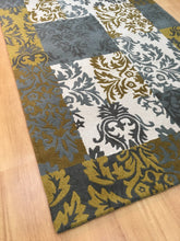 Load image into Gallery viewer, Handmade Wool Modern Ivory/ Gray 5' x 8' lt1039 Area Rug