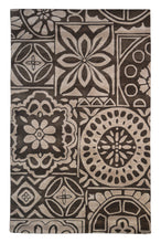 Load image into Gallery viewer, Handmade Wool Floral Brown/ Beige 5' x 8' lt1053 Area Rug