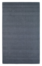 Load image into Gallery viewer, Handmade Wool Solid Black 5' x 8' lt1055 Area Rug