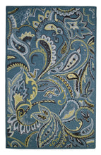 Load image into Gallery viewer, Handmade Wool Floral Gray/ Ivory 5' x 8' lt1056 Area Rug