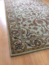 Load image into Gallery viewer, Handmade Wool Persian Beige/ Gold 5' x 8' lt1065 Area Rug