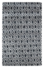 Load image into Gallery viewer, Handmade Wool Modern Black/ Ivory 5' x 8' lt1078 Area Rug