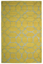 Load image into Gallery viewer, Handmade Wool Modern Gold / Ivory 5' x 8' lt1080 Area Rug