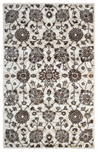 Load image into Gallery viewer, Handmade Wool Floral Beige/ Brown 5' x 8' lt1090 Area Rug