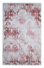 Load image into Gallery viewer, Handmade Wool Floral Ivory/ Red 5' x 8' lt1098 Area Rug