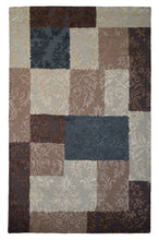Load image into Gallery viewer, Handmade Wool Modern Beige/ Brown 5' x 8' lt1105 Area Rug