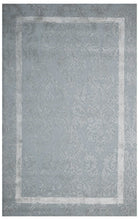 Load image into Gallery viewer, Handmade Wool Persian Blue/ Ivory 5' x 8' lt1112 Area Rug