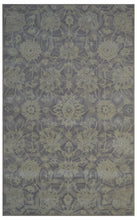 Load image into Gallery viewer, Handmade Wool Floral Ivory/ Pruple 5' x 8' lt1120 Area Rug