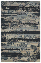 Load image into Gallery viewer, Handmade Wool Floral Ivory/ Green 5' x 8' lt1128 Area Rug