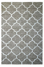 Load image into Gallery viewer, Handmade Wool Modern Beige/ Brown 5' x 8' lt1137 Area Rug