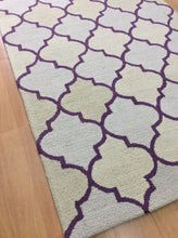Load image into Gallery viewer, Handmade Wool Modern Pale/ Ivory 5' x 8' lt1140 Area Rug