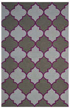 Load image into Gallery viewer, Handmade Wool Modern Beige/ Brown 5' x 8' lt1147 Area Rug