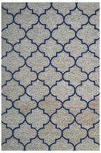 Load image into Gallery viewer, Handmade Wool Modern Ivory/ Black 5' x 8' lt1153 Area Rug