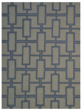 Load image into Gallery viewer, Handmade Wool Modern Beige/ Gray 5x7 lt1156 Area Rug