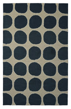 Load image into Gallery viewer, Handmade Wool Modern Ivory/ Black 5' x 8' lt1164 Area Rug