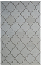 Load image into Gallery viewer, Handmade Wool Modern Ivory/ Rust 5' x 8' lt1168 Area Rug