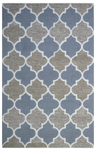 Load image into Gallery viewer, Handmade Wool Modern Gray/ Beige 5' x 8' lt1177 Area Rug