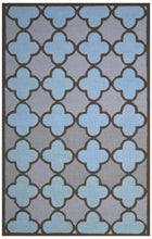 Load image into Gallery viewer, Handmade Wool Modern L.Blue/ Gray 5' x 8' lt1179 Area Rug