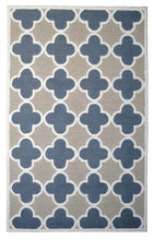 Load image into Gallery viewer, Handmade Wool Modern Gray/ Beige 5' x 8' lt1181 Area Rug