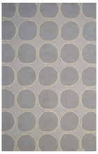 Load image into Gallery viewer, Handmade Wool Modern Ivory/ Gray 5' x 8' lt1182 Area Rug