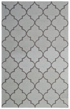 Load image into Gallery viewer, Handmade Wool Modern Ivory/ Green 5' x 8' lt1183 Area Rug