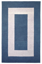 Load image into Gallery viewer, Handmade Wool Modern Blue/ Gray 5' x 8' lt1189 Area Rug