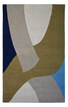 Load image into Gallery viewer, Handmade Wool Modern Green/ Ivory 5' x 8' lt1200 Area Rug