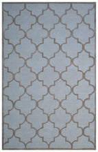 Load image into Gallery viewer, Handmade Wool Modern L.Blue/ Brown 5' x 8' lt1203 Area Rug