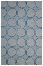 Load image into Gallery viewer, Handmade Wool Modern Blue/ Gray 5' x 8' lt1205 Area Rug