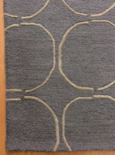 Load image into Gallery viewer, Handmade Wool Modern Dark Gray/ Rust 5' x 8' lt1209 Area Rug