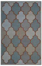 Load image into Gallery viewer, Handmade Wool Modern Beige/ Green 5' x 8' lt1211 Area Rug