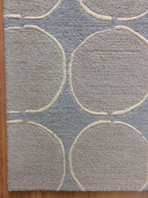 Load image into Gallery viewer, Handmade Wool Modern Blue/ Beige 5' x 8' lt1219 Area Rug
