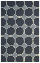 Load image into Gallery viewer, Handmade Wool Modern Gray/ Charcoal 5' x 8' lt1220 Area Rug