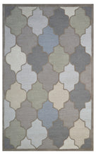 Load image into Gallery viewer, Handmade Wool Modern Ivory/ Brown 5' x 8' lt1227 Area Rug