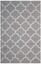 Load image into Gallery viewer, Handmade Wool Modern Rust/ Ivory 5' x 8' lt1228 Area Rug
