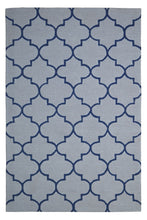 Load image into Gallery viewer, Handmade Wool Modern Gray/ Blue 5' x 8' lt1233 Area Rug