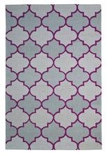 Load image into Gallery viewer, Handmade Wool Modern Ivory/ Pink 5' x 8' lt1235 Area Rug