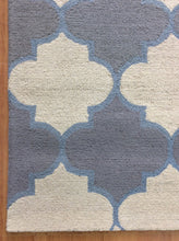 Load image into Gallery viewer, Handmade Wool Modern Gray/ Ivory 5' x 8' lt1247 Area Rug
