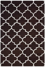 Load image into Gallery viewer, Handmade Wool Modern Brown/ Ivory 5' x 8' lt1248 Area Rug