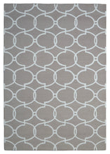 Load image into Gallery viewer, Handmade Wool Modern Rust/ Ivory 5' x 8' lt1249 Area Rug