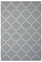 Load image into Gallery viewer, Handmade Wool Modern Gray/ Ivory 5' x 8' lt1257 Area Rug