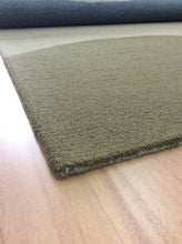 Load image into Gallery viewer, Handmade Wool Modern Green/Brown 5' x 8' lt1267 Area Rug