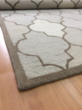 Load image into Gallery viewer, Handmade Wool Modern Beige/Ivory 5' x 8' lt1268 Area Rug
